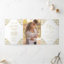 Search for tri fold wedding programs Elegant