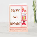 Search for 50th for women birthday cards Happy