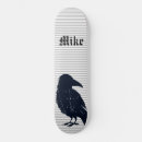 Search for black crow skateboards Black and white