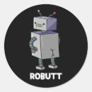 Search for funny robotics stickers Cute robot