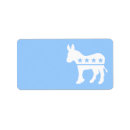 Search for democrats return address labels Donkey