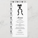 Search for ribbon wedding menus Elegant