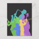 Search for saxes postcards Jazz