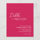 Search for hot pink invitations Elegant
