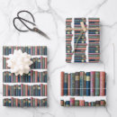 Search for antique book wrapping paper Bookish