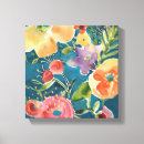 Search for unique flowers canvas prints Bright colors