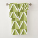 Search for chevron bath towels Green