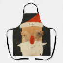 Search for white nosed aprons Santa claus