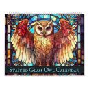 Search for stained glass calendars Vintage