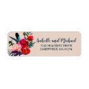 Search for blue red return address labels Floral