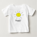 Search for happy face baby shirts Yellow