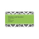 Search for green apple return address labels Vintage