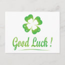 Search for 4 leaf clover horizontal postcards Lucky