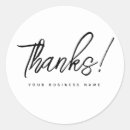 Search for white thank you stickers Thanks