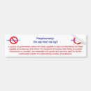 Search for meaning bumper stickers Government