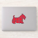 Search for scottish terrier tartan plaid stickers Dog