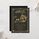Search for gold seasonal invitations Black and gold