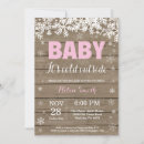 Search for holiday baby girl shower invitations Snowflake