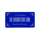Search for blue hearts return address labels Minimalist