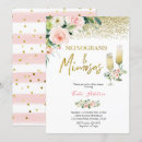 Search for mimosa bridal shower invitations Pink and gold