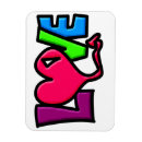 Search for cool graphic magnets Cartoon