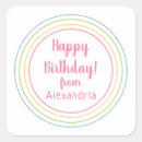 Search for coloring stickers Happy birthday