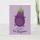 Search for funny vegetable cards Eggplant