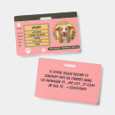 Search for service dog id badges Pet