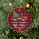 Search for truck christmas tree decorations Newlywed