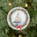 Search for sailboat christmas tree decorations Sailor
