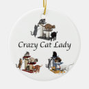 Search for crazy cat lady christmas tree decorations Feline