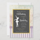 Search for ballet design invitations Ballerina