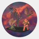 Search for scary creatures stickers Spooky