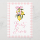 Search for lemon shower invitations La dolce vita