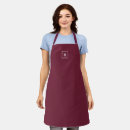 Search for maroon aprons Burgundy