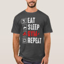 Search for eat sleep gym repeat tshirts Muscle