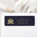 Search for family crest return address labels Gold