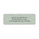 Search for green background return address labels Create your own