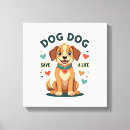 Search for cartoon dog canvas prints Funny