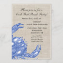 Search for blue crab invitations Nautical