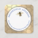 Search for honeycomb business cards Gold