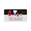 Search for chemistry return address labels Birthday