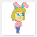 Search for pink bunny ears stickers Cute