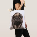 Search for pug tote bags Animal