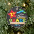 Search for student for a christmas tree decorations Teacher
