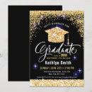 Search for gold glitter graduation invitations Elegant