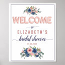 Search for navy blue and rose gold posters Floral