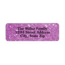 Search for faux glitter return address labels Chic