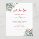 Search for modern christmas wedding save the dates Simple