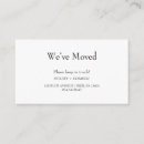 Search for moving enclosure cards Modern